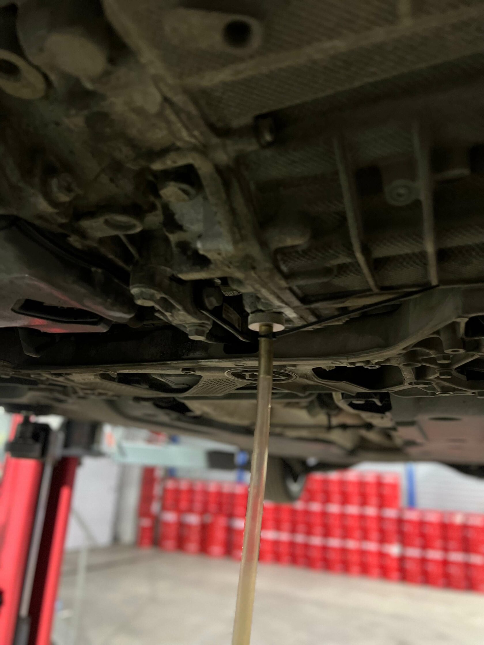 Заправка масла в DSG через переходник