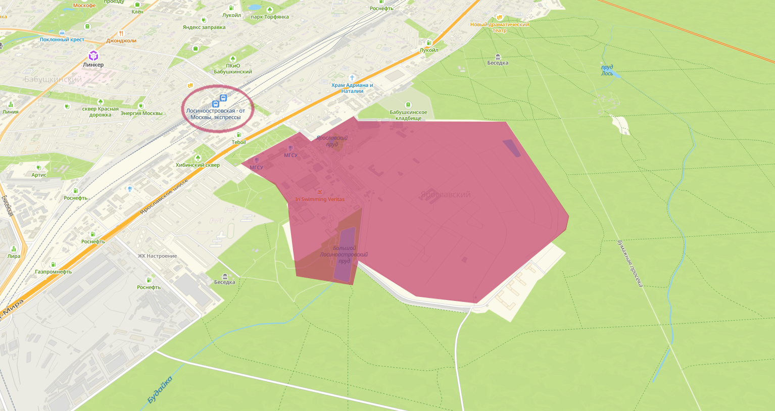 Пятно застройки ЖК Вешних вод, 8