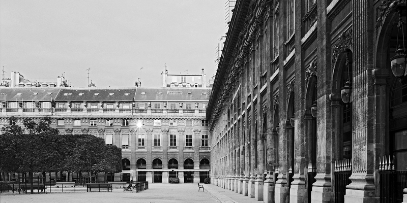 Palais-Royal. Paris. 2007. BW Negative 6×7.