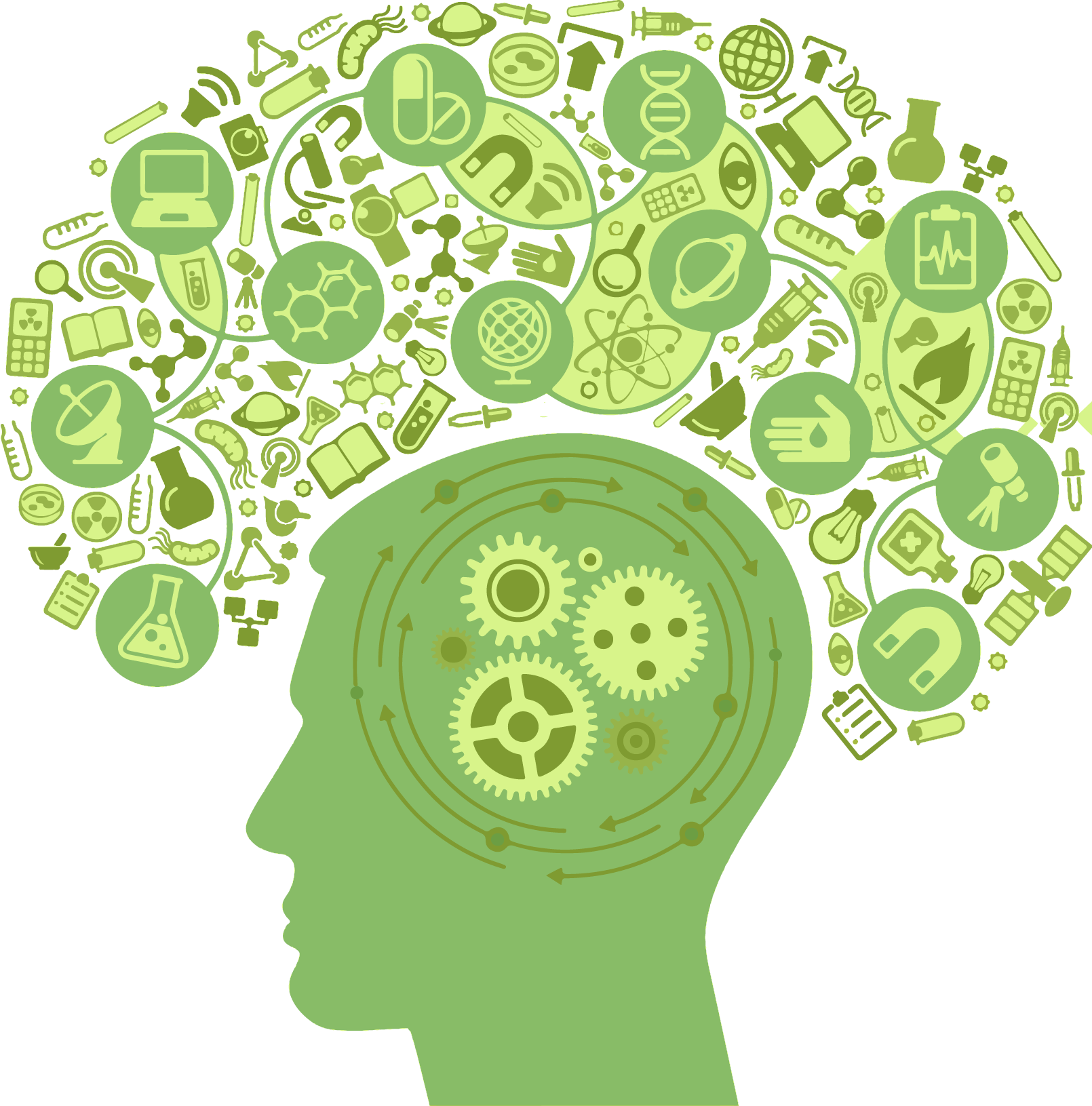 Ассоциативная личность. Мышление. Зеленый мозг. Экология в голове. Мозг идея.
