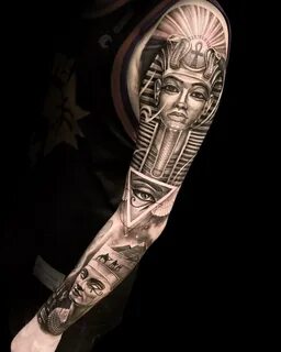 67 Удивительных Египетских дизайнов татуировки которые вы должны увидеть!
