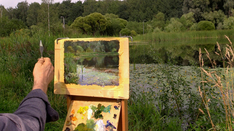 Direct Method Painting Example The method of direct comparison in painting