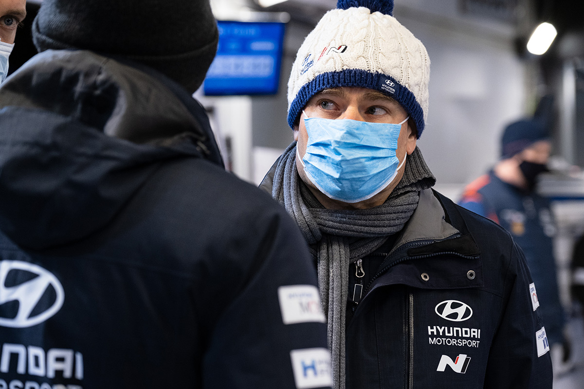 Руководитель Hyundai Motorsport Андреа Адамо, ралли Монте-Карло 2021