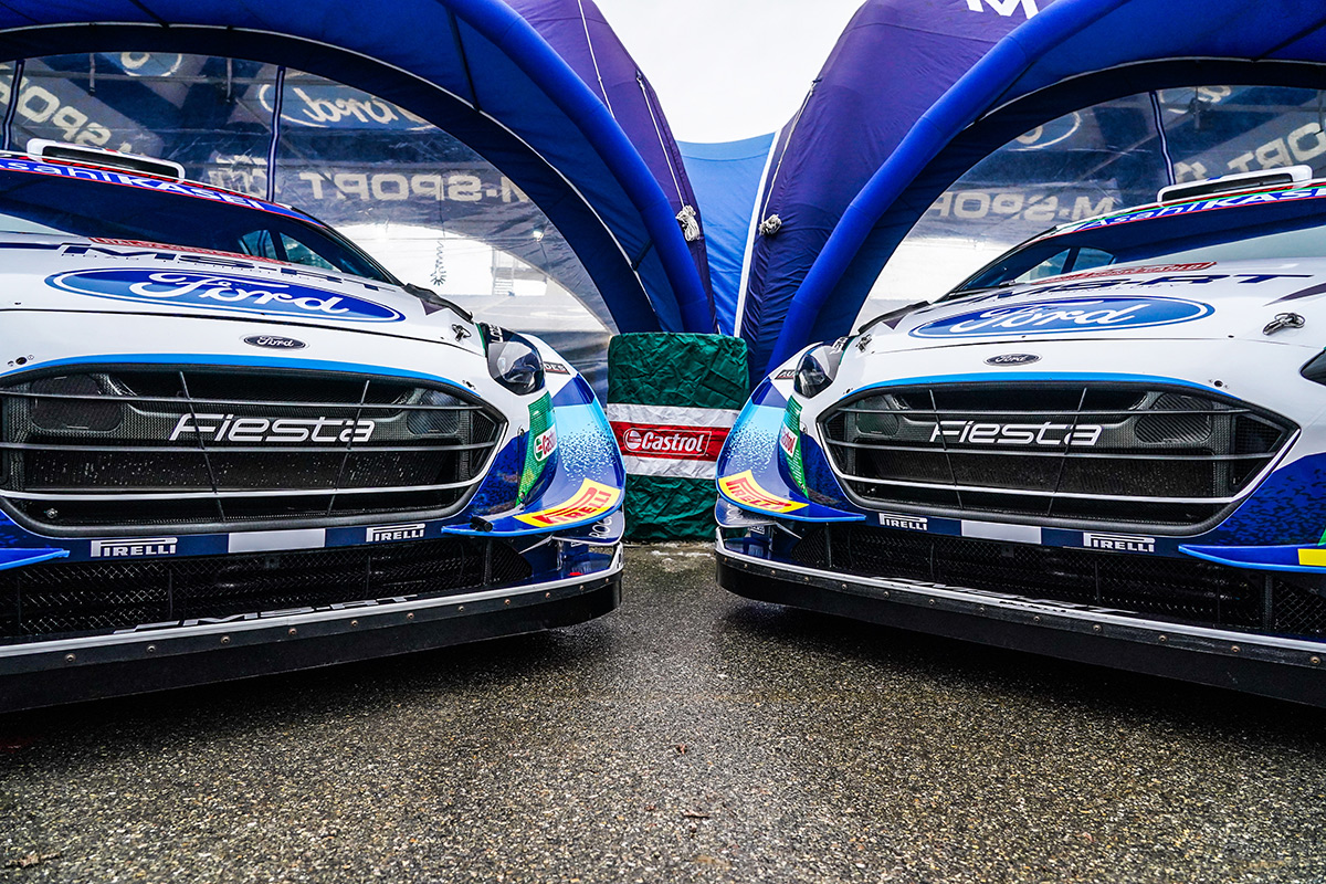 Автомобили Ford Fiesta WRC, ралли Монте-Карло 2021