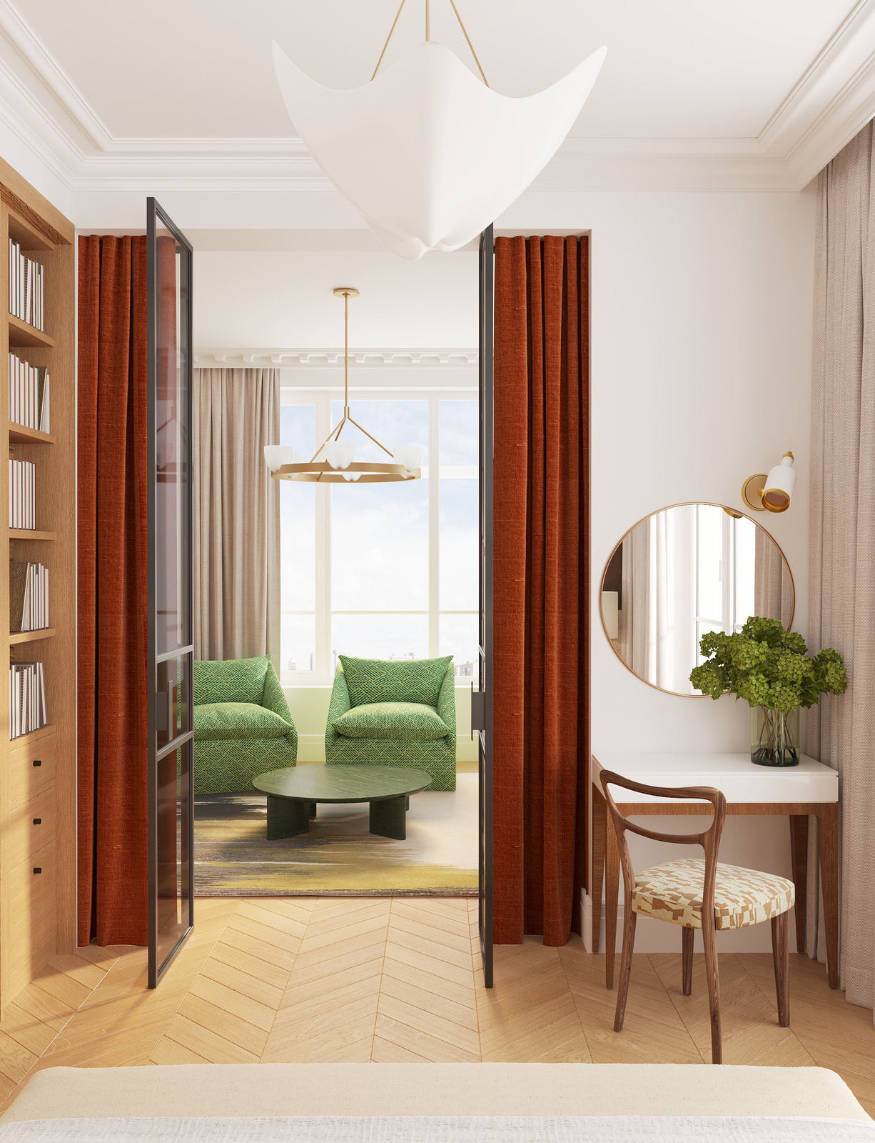 Стул Porada в интерьере дизайнера Екатерины Фёдоровой