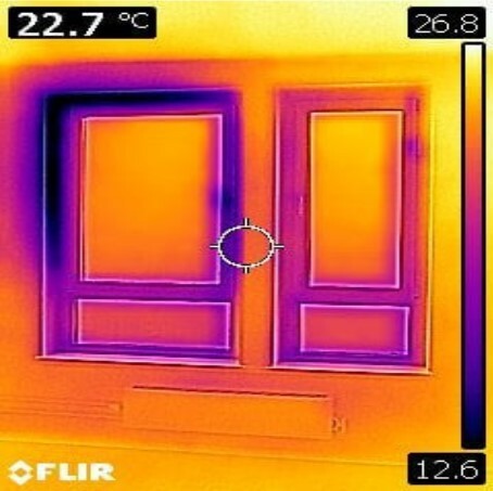 Понижение температуры узлов примыкания оконных блоков