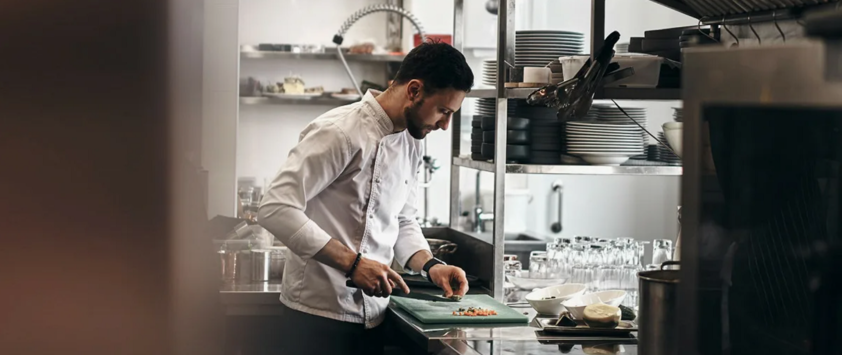 кухня в ресторане