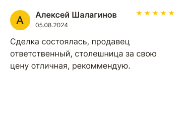 Больше отзывов в нашем профиле на Авито