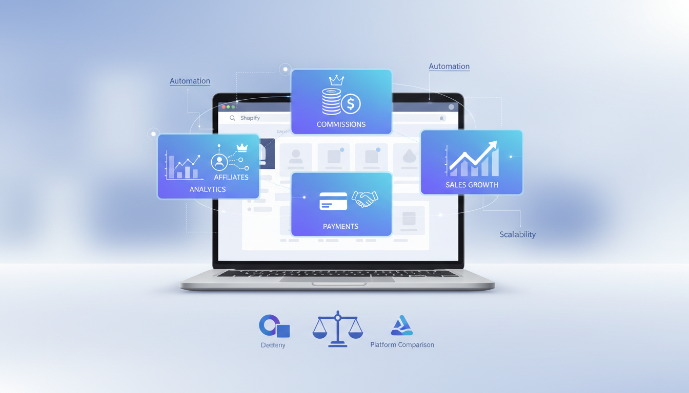 Plataforma para programa de afiliados Shopify.