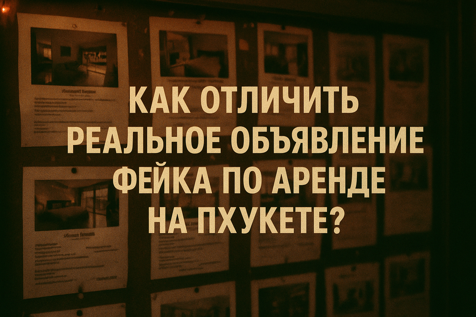 Почему это важно  Каждый сезон на сайтах и в чатах появляются сотни объявлений, которых на самом деле не существует. Некоторые из них — просто устаревшие, другие — заведомо фейковые, созданные для получения предоплаты. Именно поэтому важно уметь отличать 