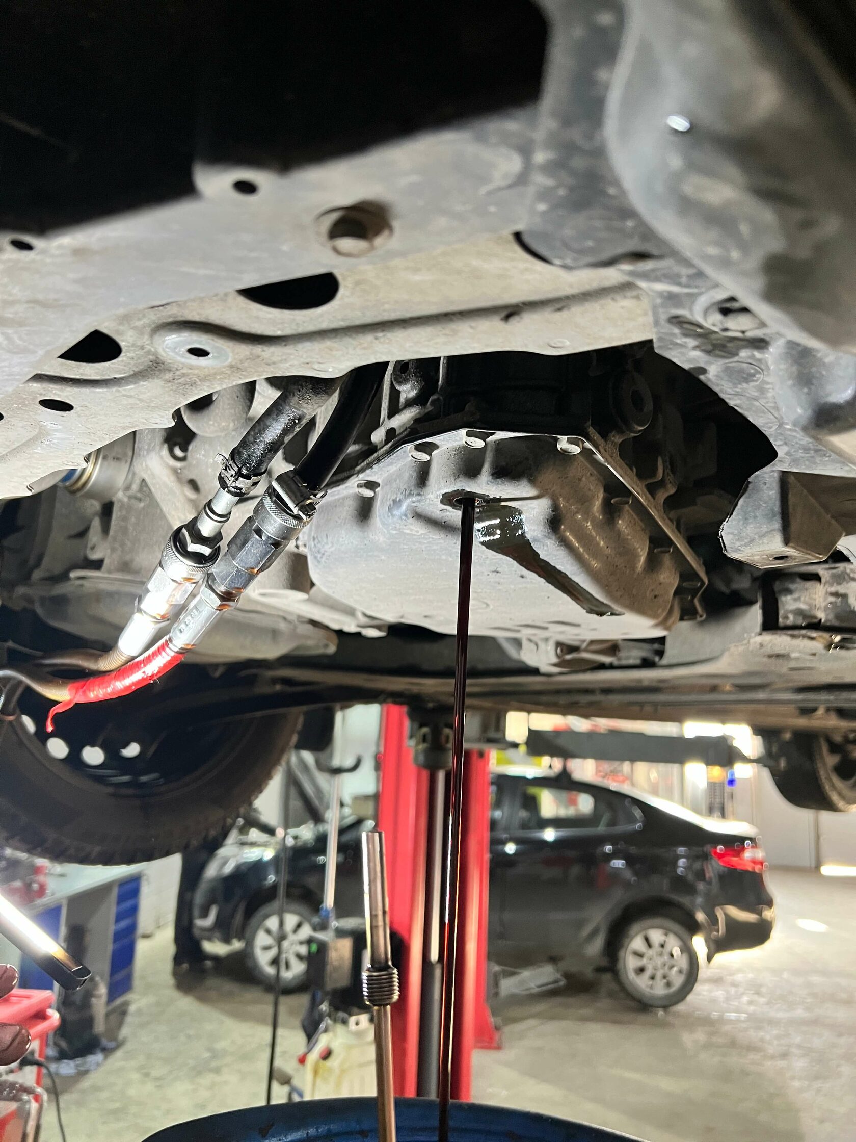 Выкручивание мерного стакана вариатора