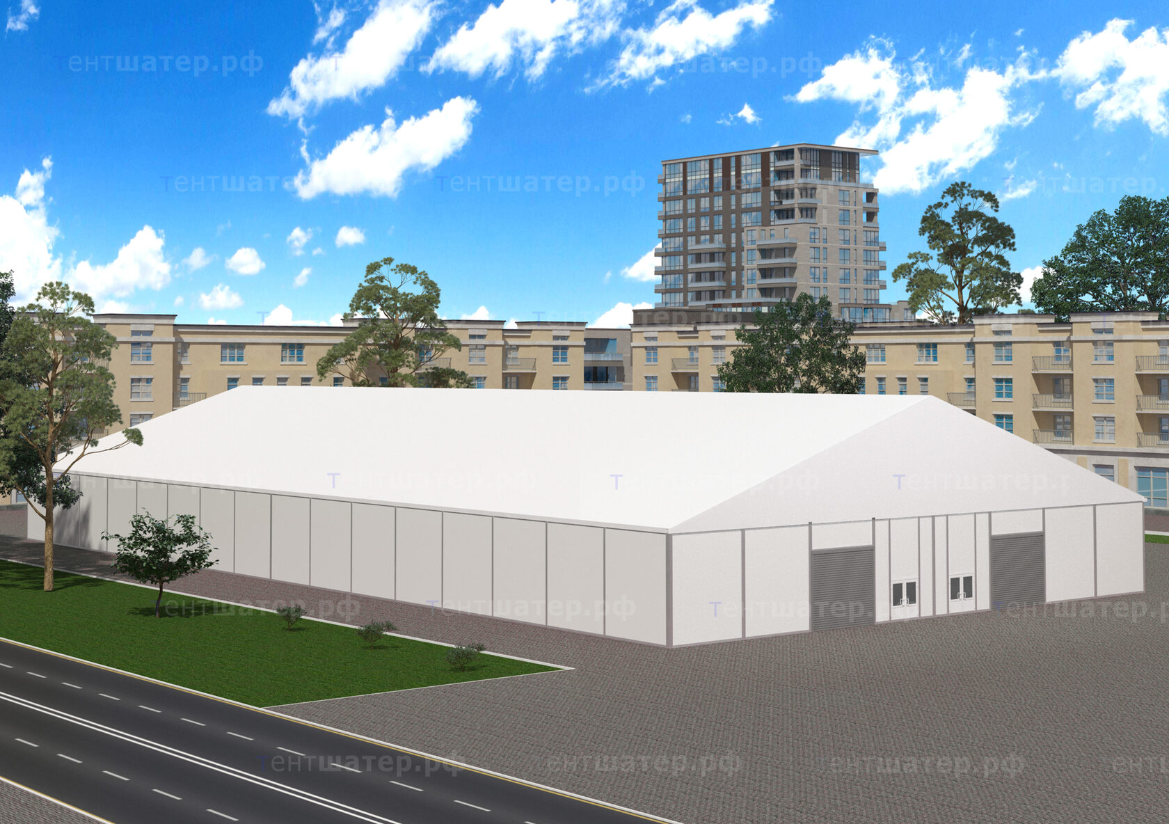 ТентШатер.рф Цирковой шатер D=15м