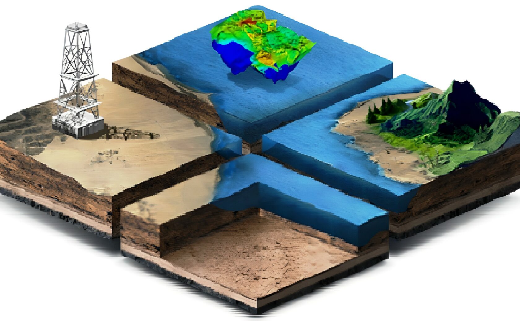 3d Геологическая модель Ямбурга