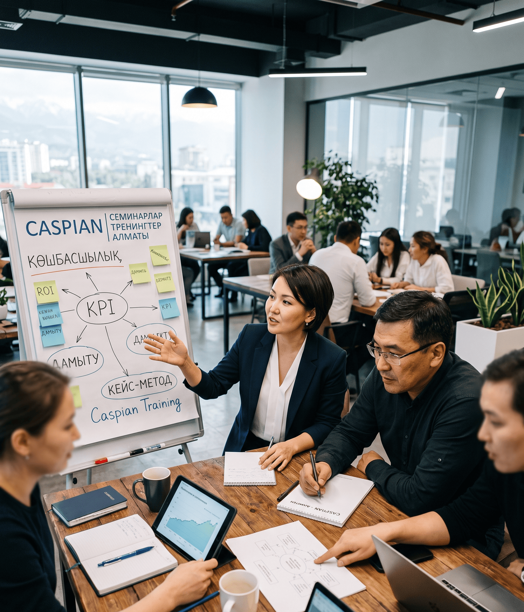 Эксперты Caspian проводят стратегический корпоративный тренинг в Алматы для руководителей и HR-директоров казахстанских компаний.