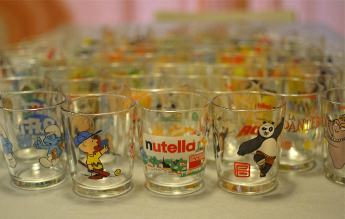 Nutella glass