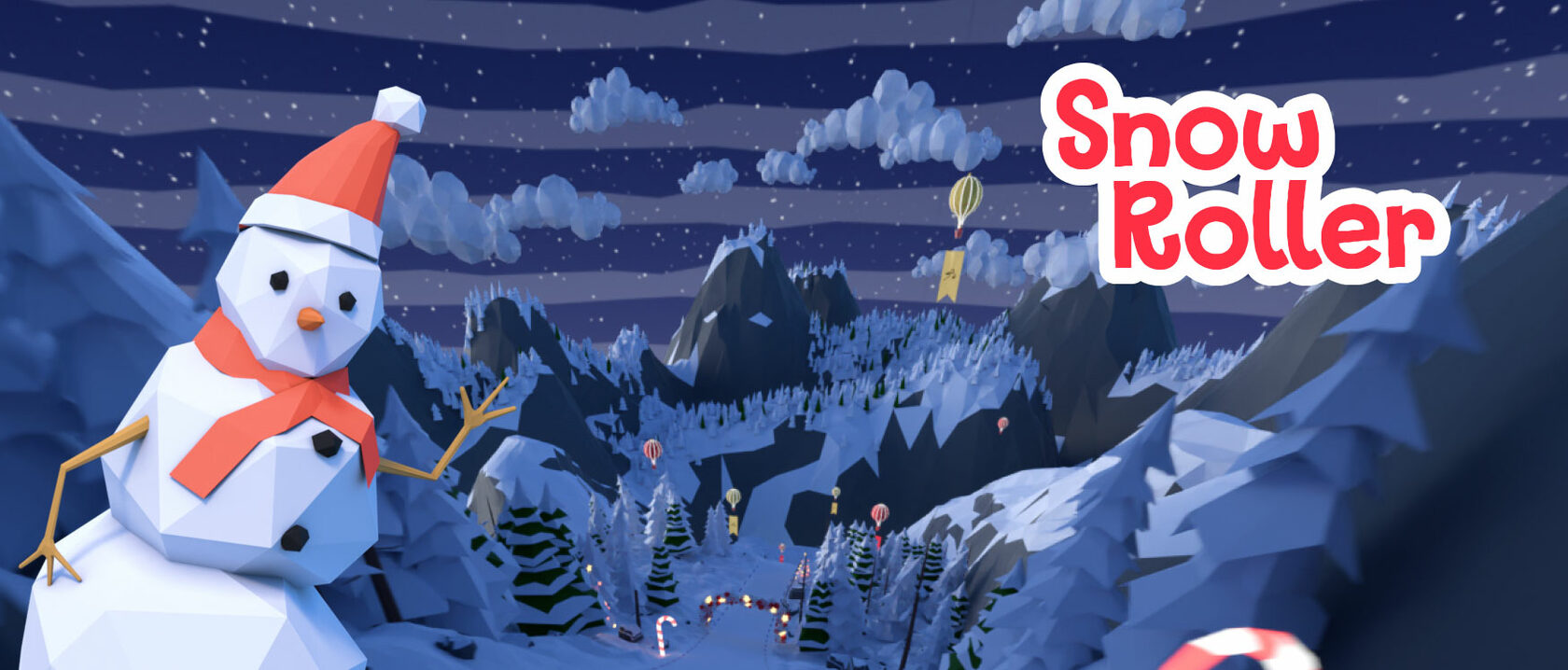 Help snowman stay alive in the new Snow Roller game for SkyTechSport