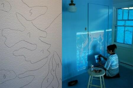 Чем рисовать на стенах в квартире