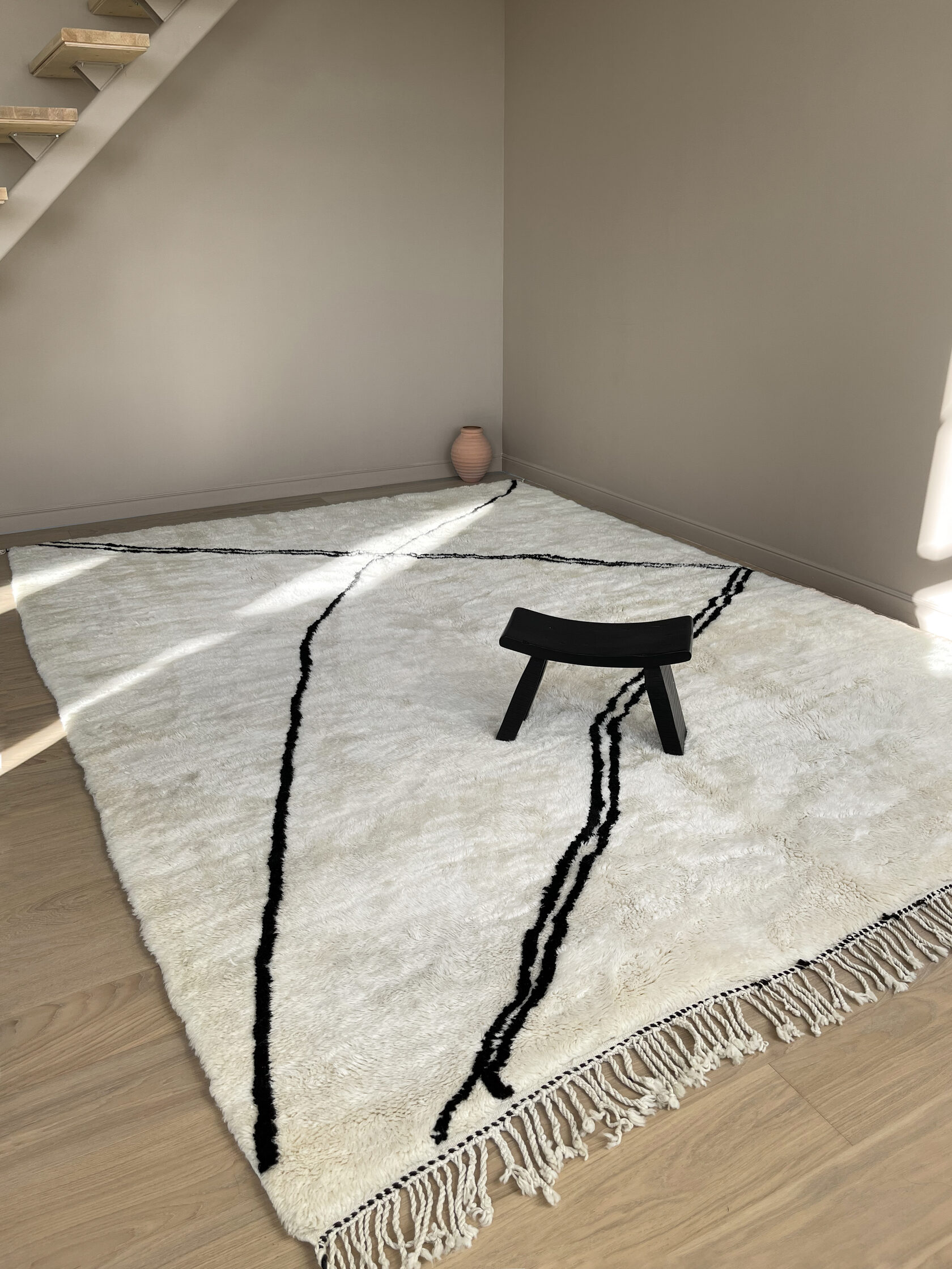 Большой марокканский ковер BIG BENI из натуральной шерсти