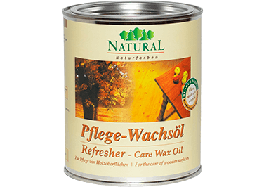 Natural Pflegewachsöl Натуральное масло для дерева подходит для ухода и реставрации поверхностей, ранее обработанных маслами Natural , а также не обработанными материалами из пробки, камня с пористой поверхностью и сланцем.