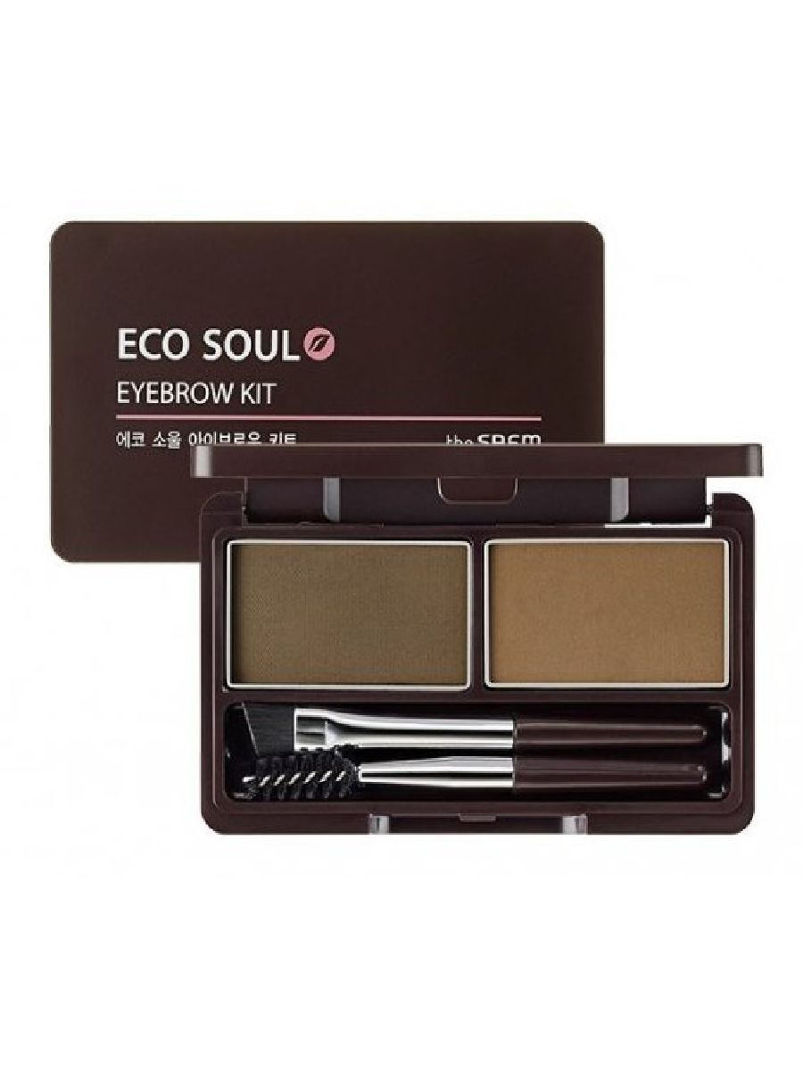 Brown kit. См Eye пудра для бровей 02 Eco Soul Eyebrow Kit 02 Gray Brown 2*2.5гр. См Eye тени Eco Soul Multi Brow Kit 01 natural Brown 3,8гр. Тени для бровей - the Saem Eco Soul Eyebrow Kit 01 natural Brown 5г. Пудра для бровей 01 Eco Soul Eyebrow Kit 01 Brown, Saem 2*2,5 г 29942.