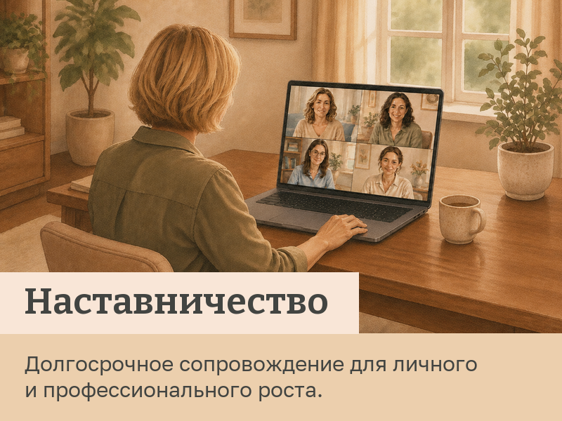 Наставничество — долгосрочное сопровождение для личного и профессионального роста
