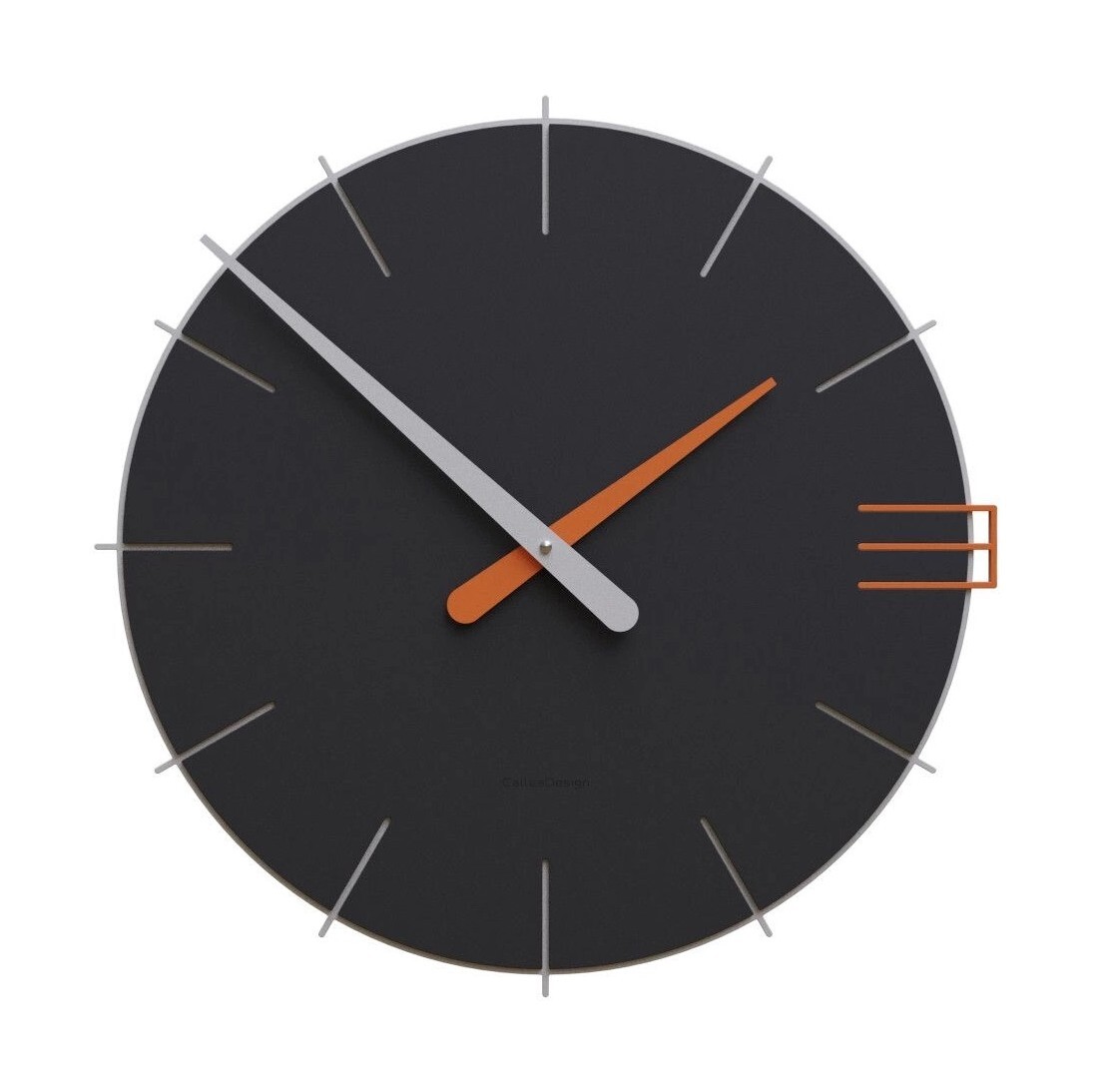 Дизайнерские настенные часы Mike, черный, бренд Callea Design (Италия)