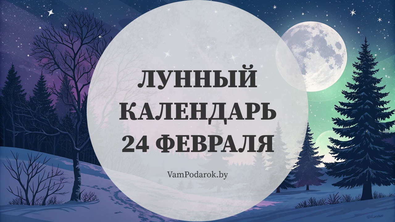 Лунный календарь на 24 февраля 2026 года