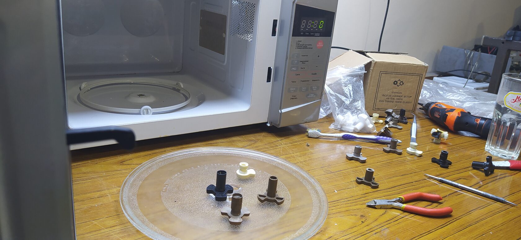 Ремонт микроволновой печи