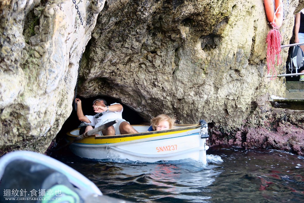 Голубой грот, пещера, вход