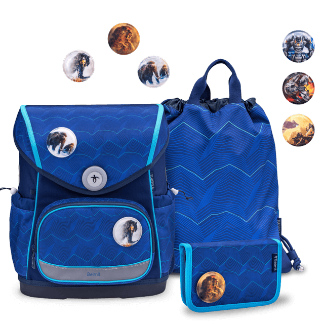 Ранец для первоклассника с наполнением Belmil Premium