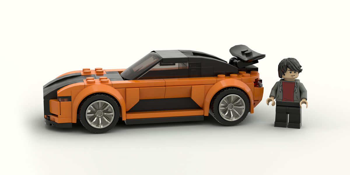 LEGO самоделка: Mazda RX-7 (рис. 2)