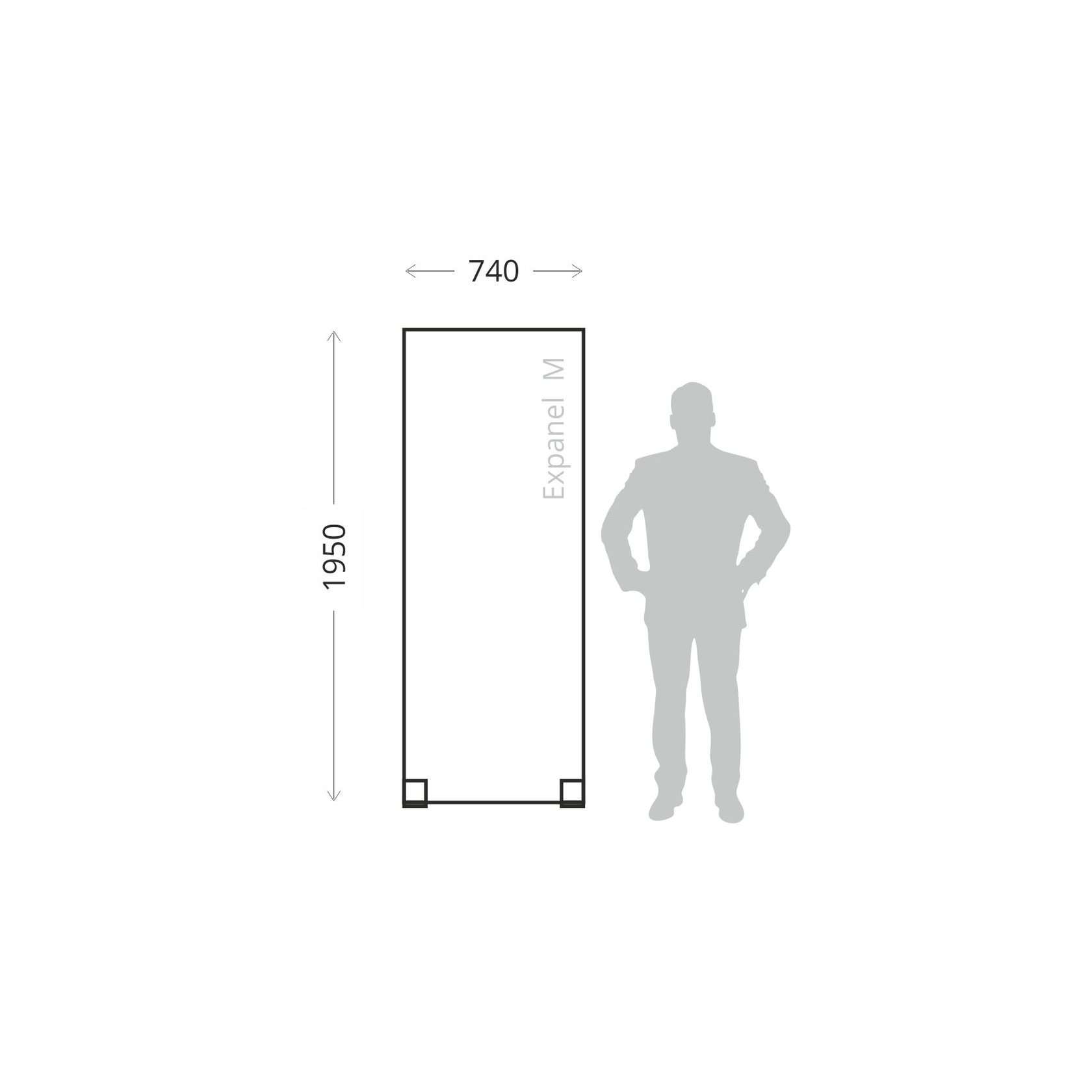 размер мобильного стенда M