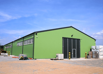 Склад из сэндвич-панелей