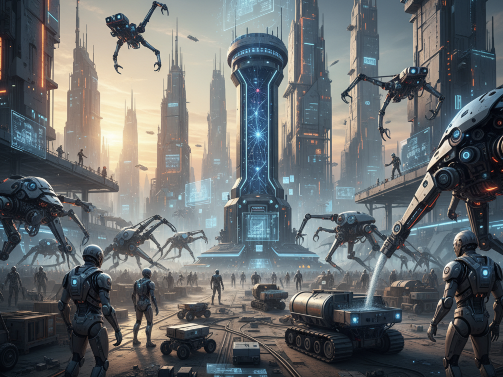 Роботы и ИИ в строительстве