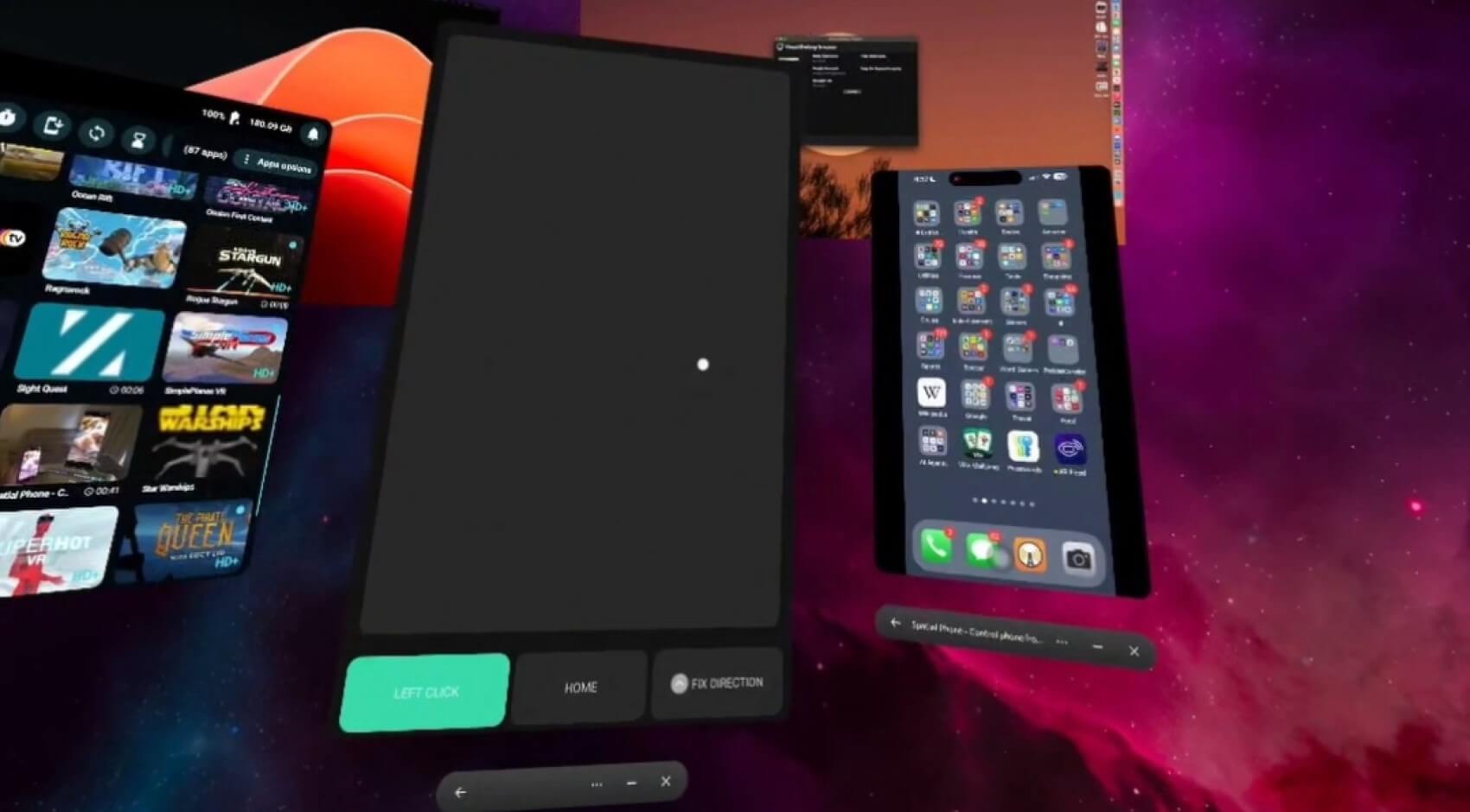 Spatial Phone позволяет использовать iPhone или Android прямо в Quest