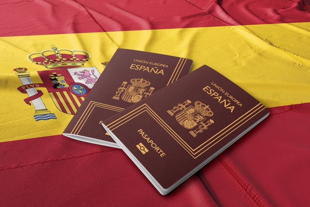 The example of spanish passport after getting a citizenship in Spain