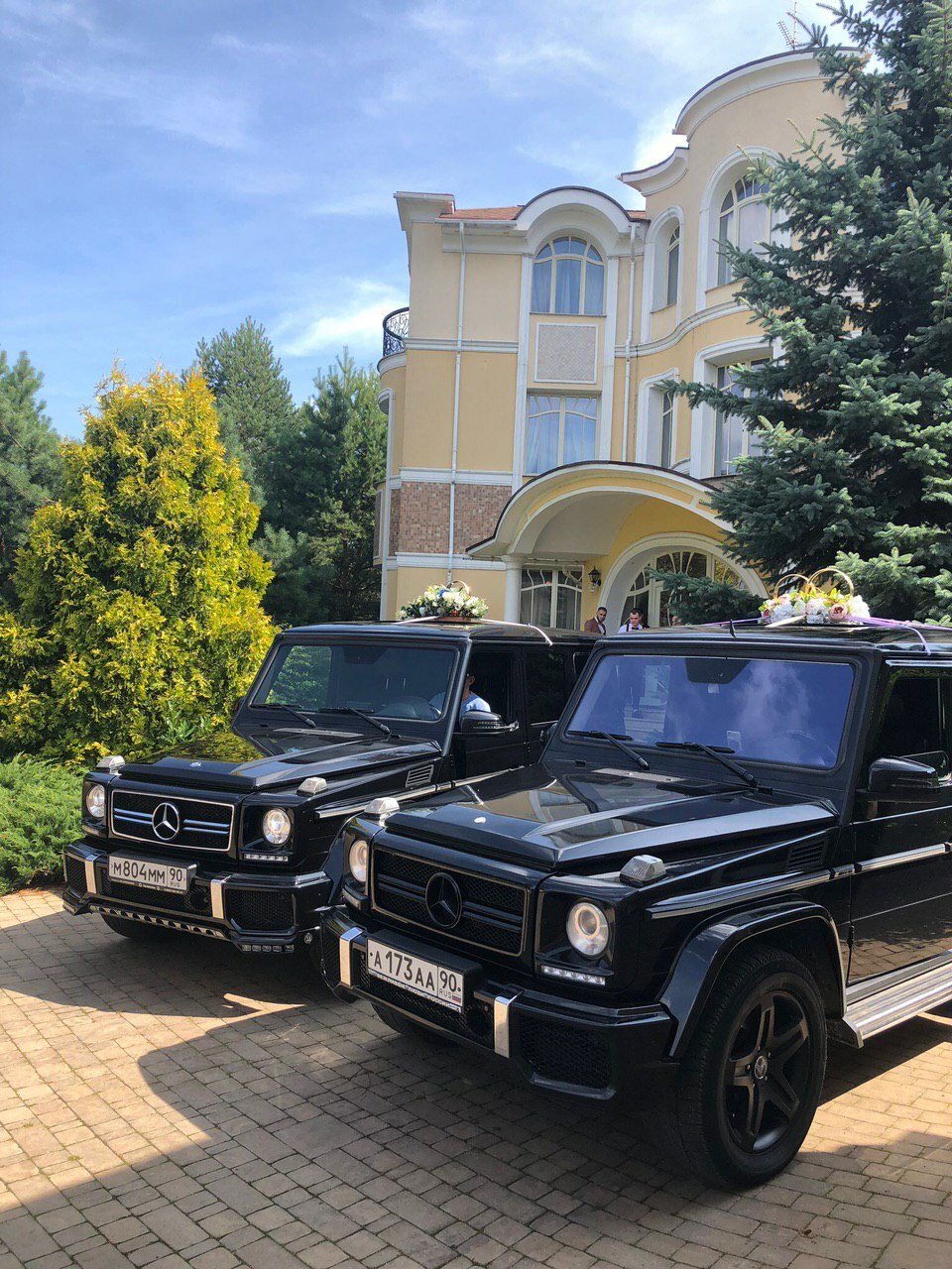 Свадебный кортеж Mercedes Gelandewagen