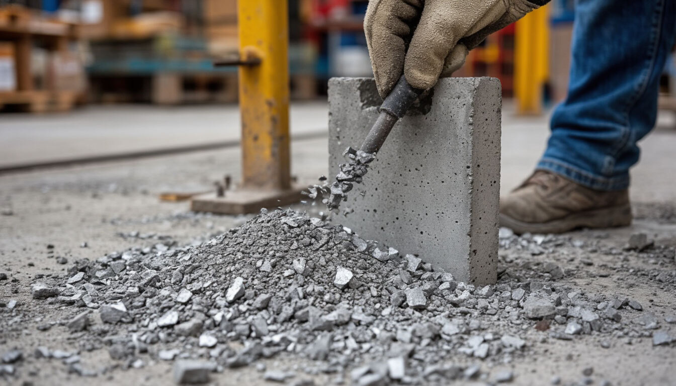 Испытание бетона на отрыв со скалыванием