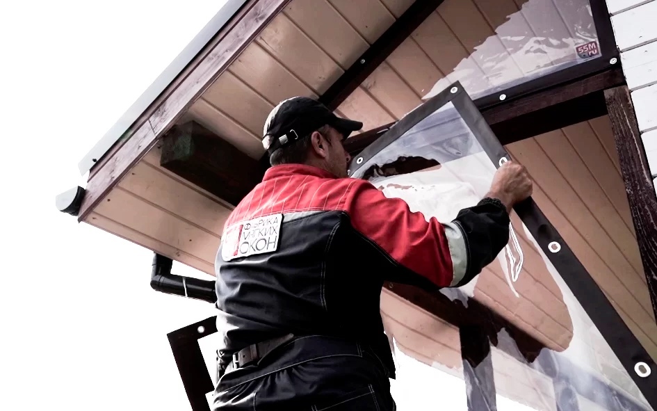 Установка мягких окон под ключ в Минске и Республике Беларусь