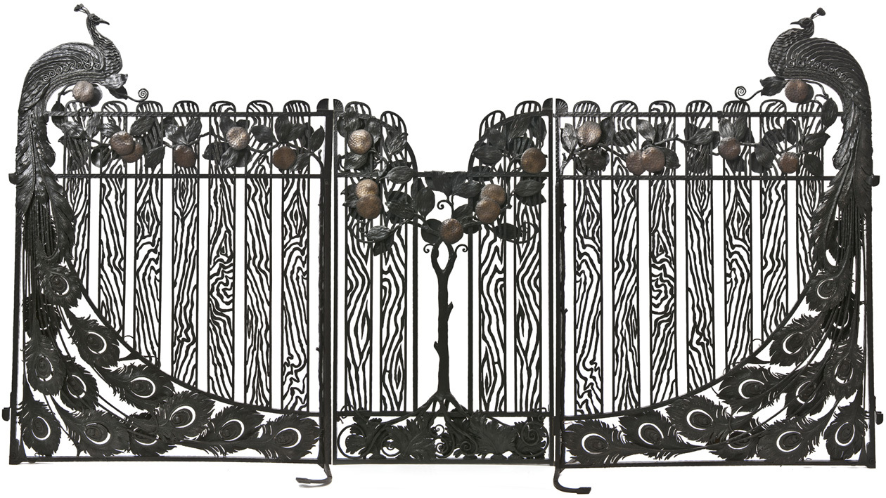 Перегородка ар деко «Павлины»