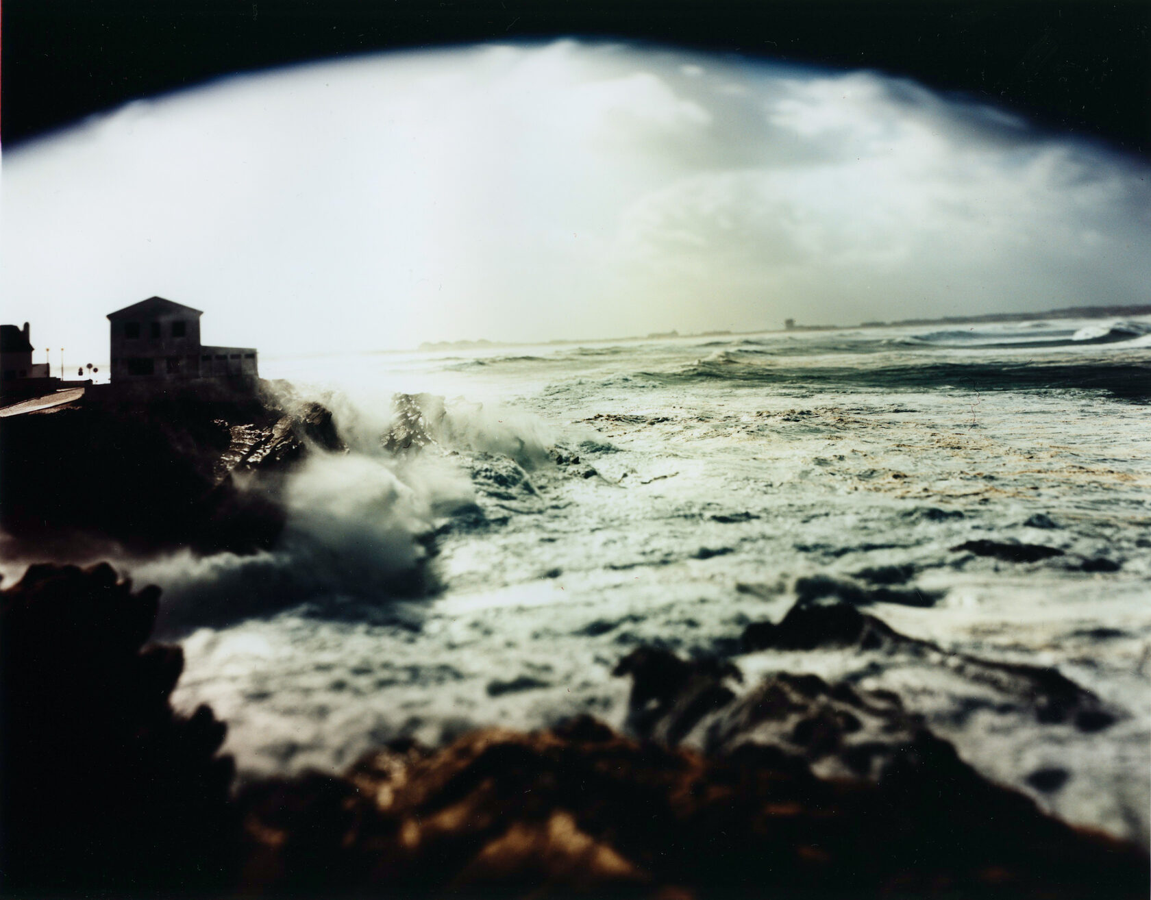 Storm of the cape. Lanzarote. Color Negative 4×5 inch.