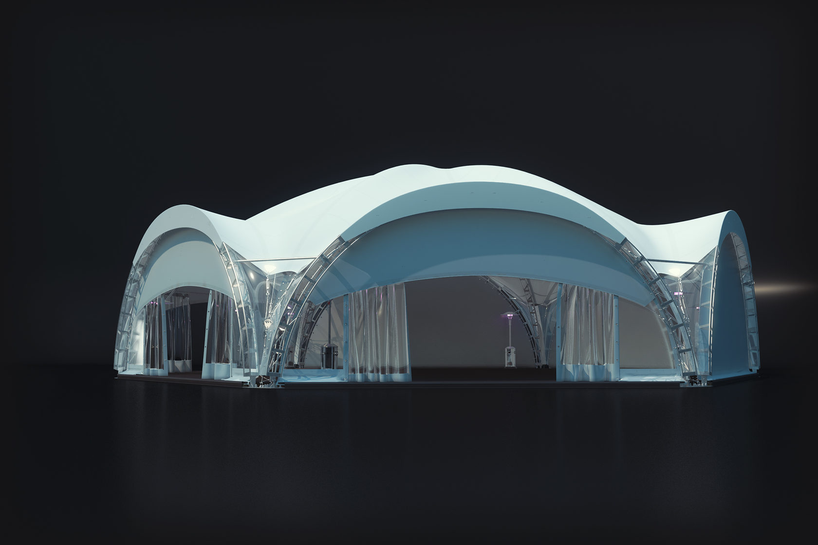 Шатер арочный Arch Hexa 260/10