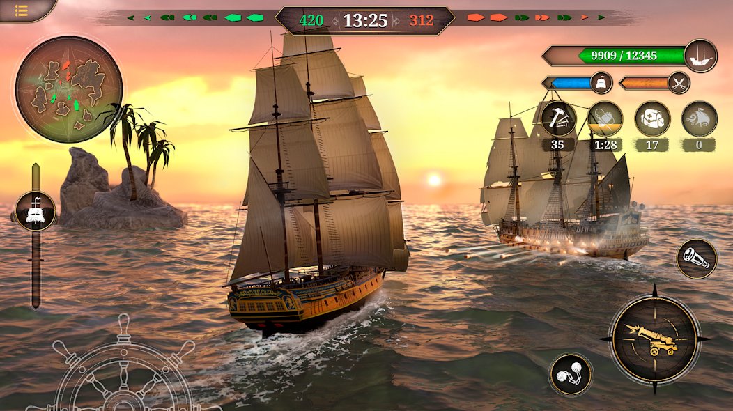 King of Sails игра про парусные корабли на телефон