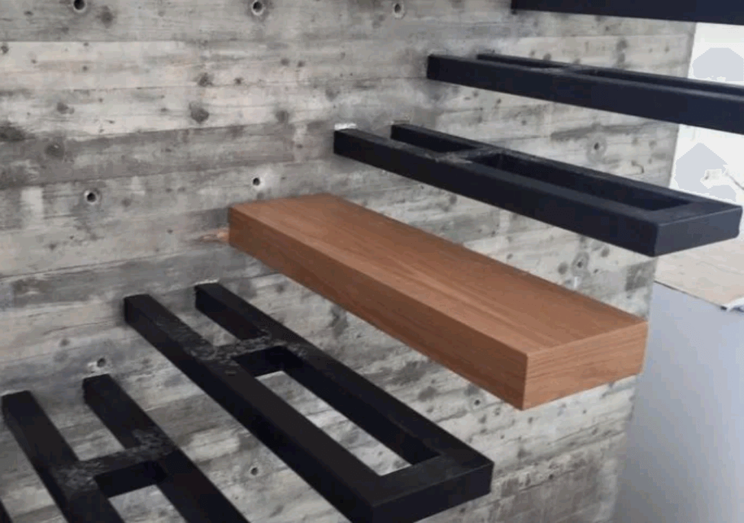 каркас под консольные ступени лестницы