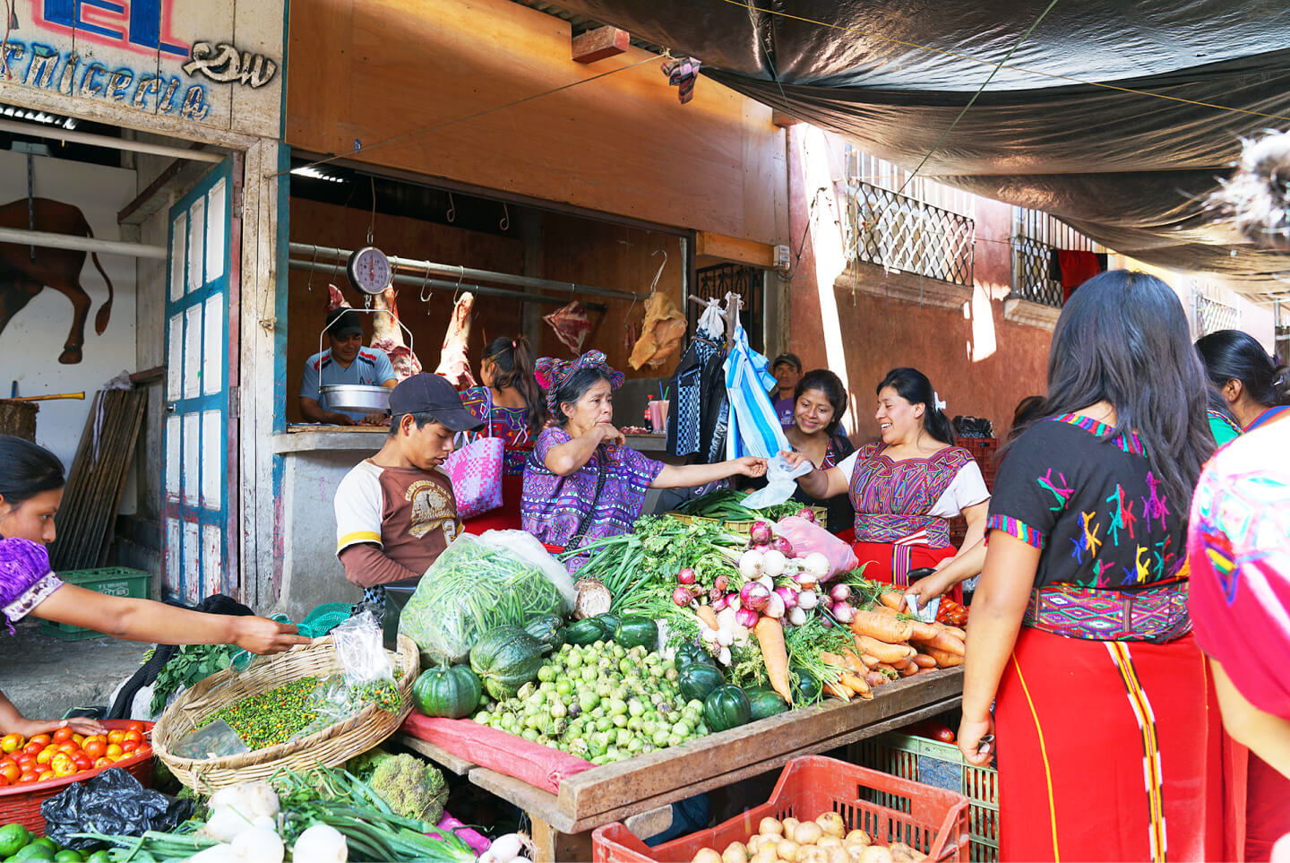 Santa Maria Nebaj, Quiché Department. Locals speak Ixil, one of the twenty-one languages of the Mayan group. 2018.