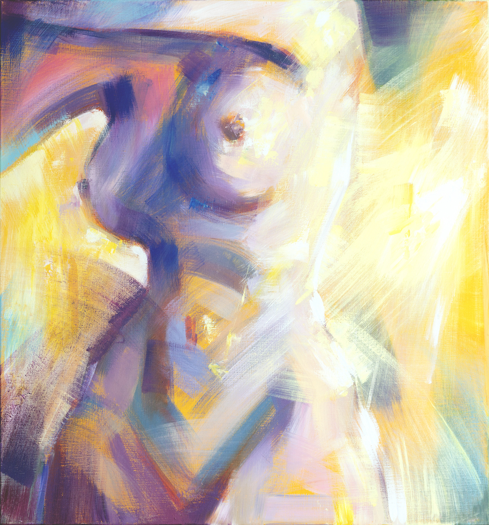 Mai Tai Nude Painting By Katie Re Scheidt