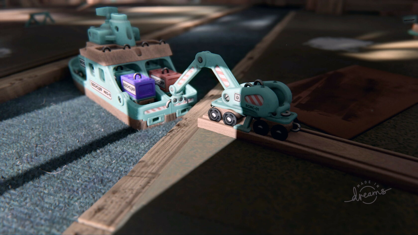 Tren toy railway simulator game