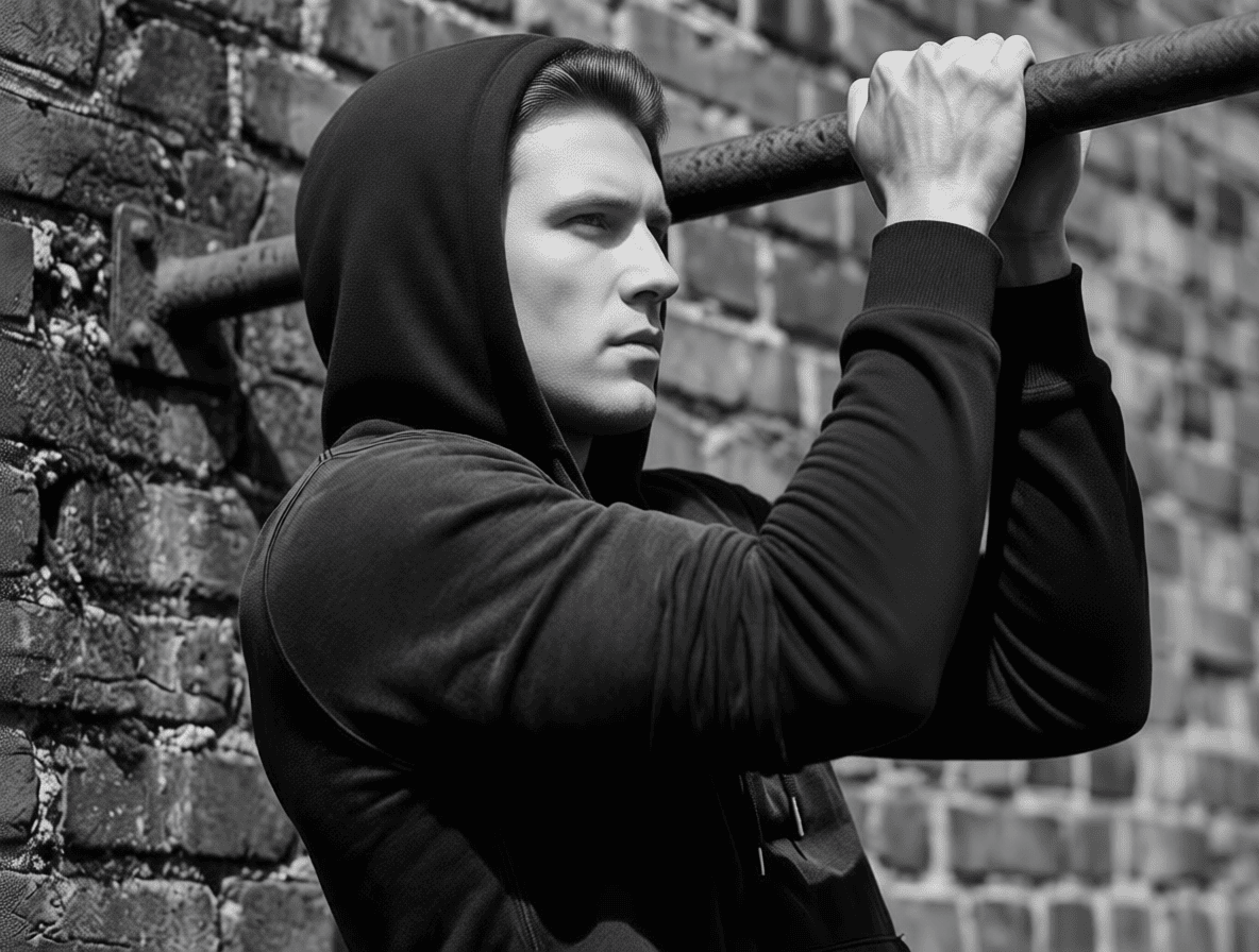 Спортивное худи с капюшоном