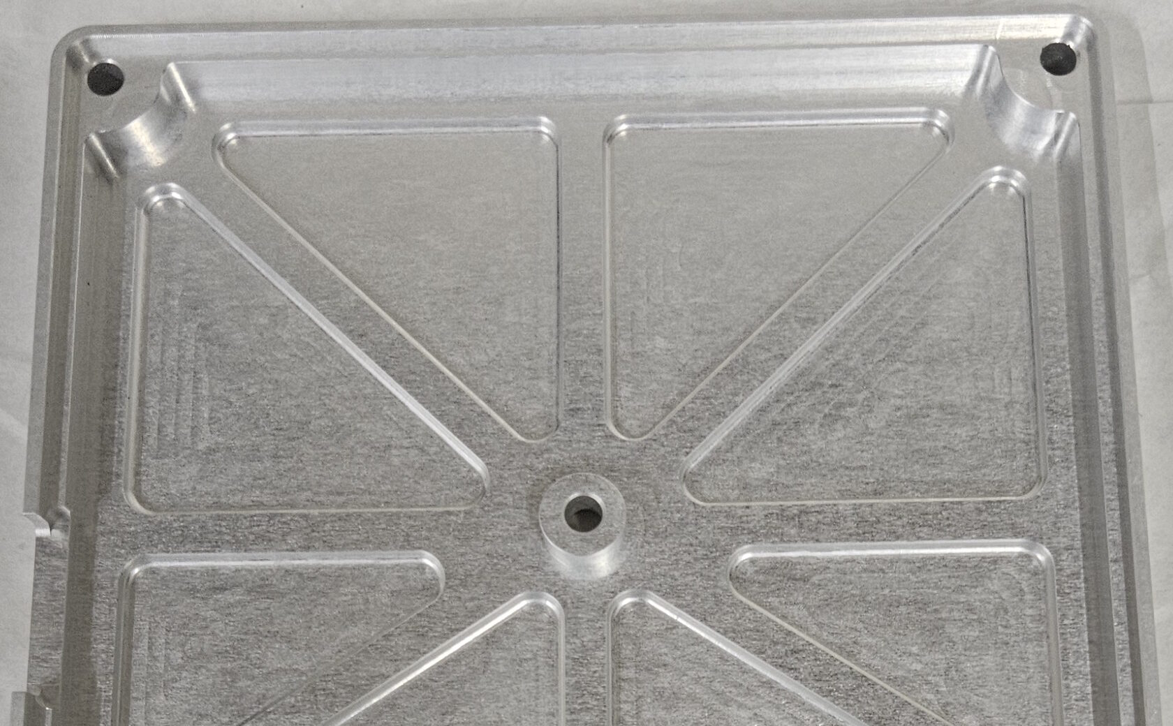 Satellite CNC Part with ChromitAl Technical Coating