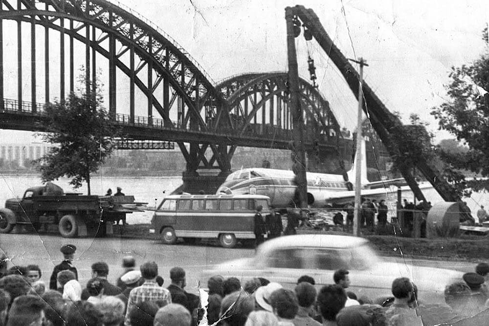 21 августа 1963 г. самолет ТУ-124 рейс Таллин – Москва. Катастрофа приводнение на Неве